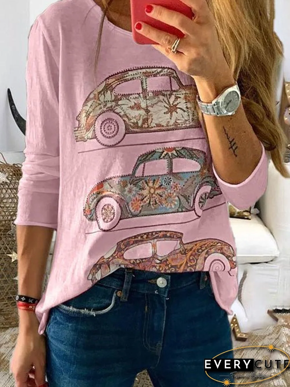 Casual Long Sleeve T-shirt