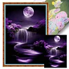 (US Local)Waterfall-14CT Stamped Cross Stitch Kit(40x60cm)