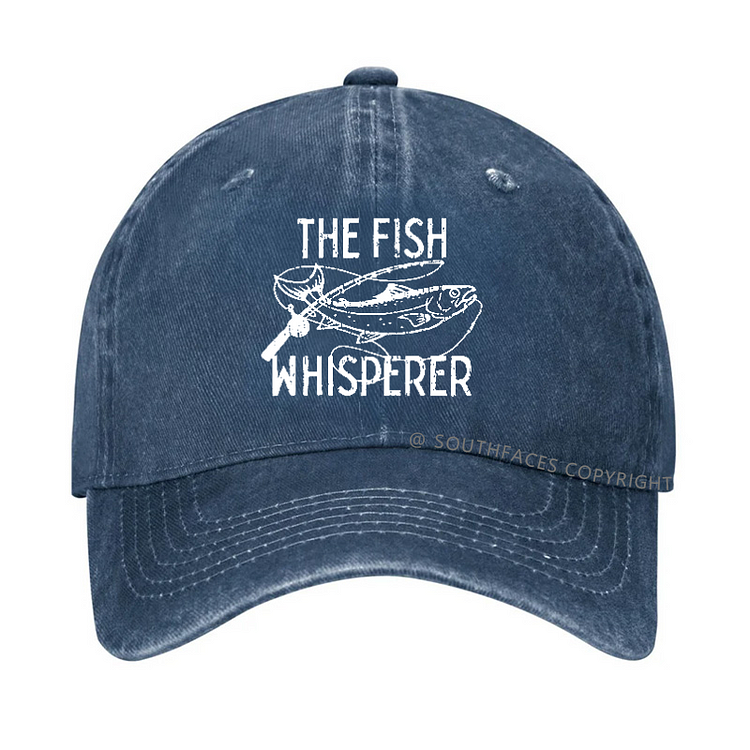 The Fish Whisperer Funny Fishing Hat