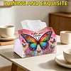 Butterflys Diamond Painting Tissue Box Cover DIY Desk Organizer