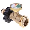 POL Propane Gas Gauge Meter Tank Built-in Leak Detector Universal for QCC1