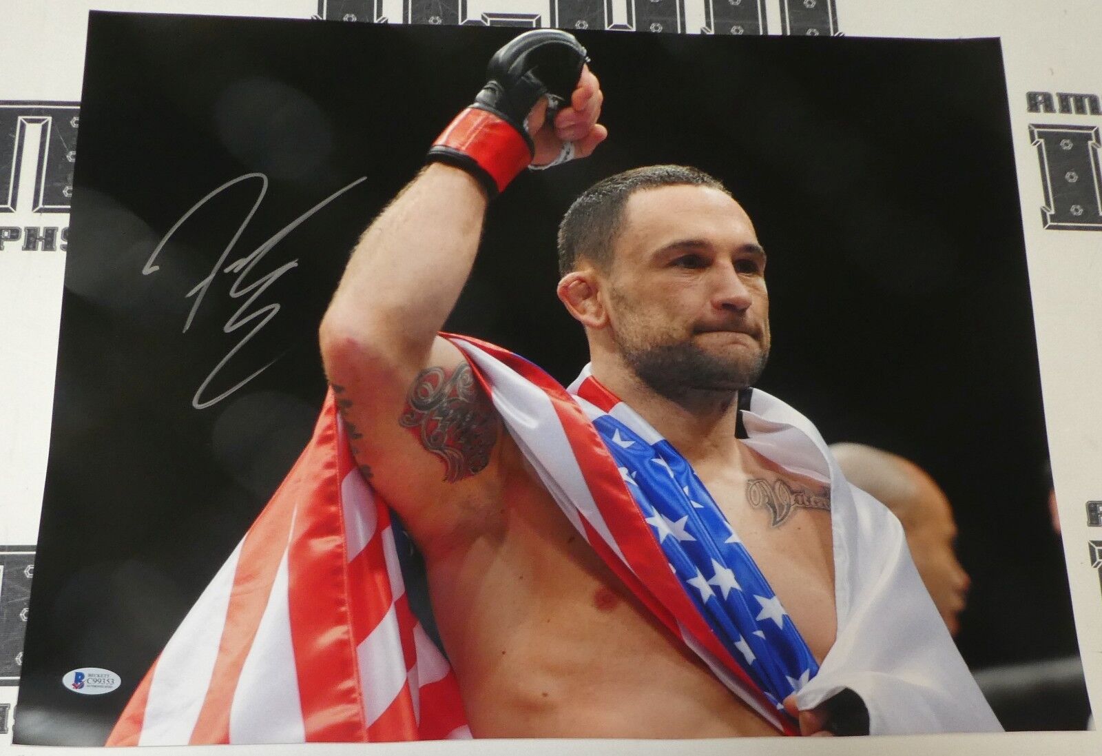 Frankie Edgar Signed UFC 16x20 Photo Poster painting BAS Beckett COA 112 118 Picture Autograph 1