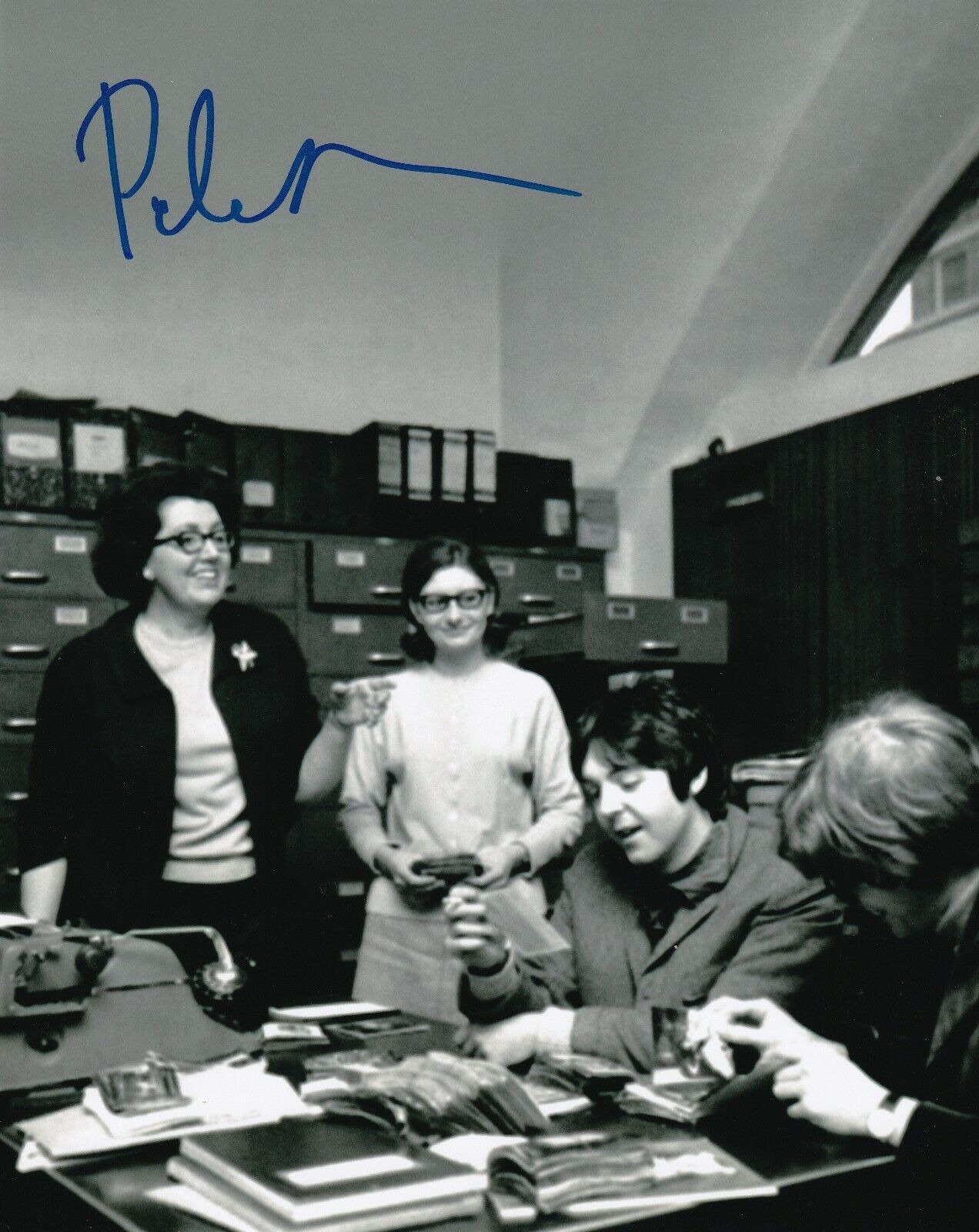 Peter Asher musician REAL hand SIGNED 8x10 Photo Poster painting #9 COA Beatles Paul McCartney