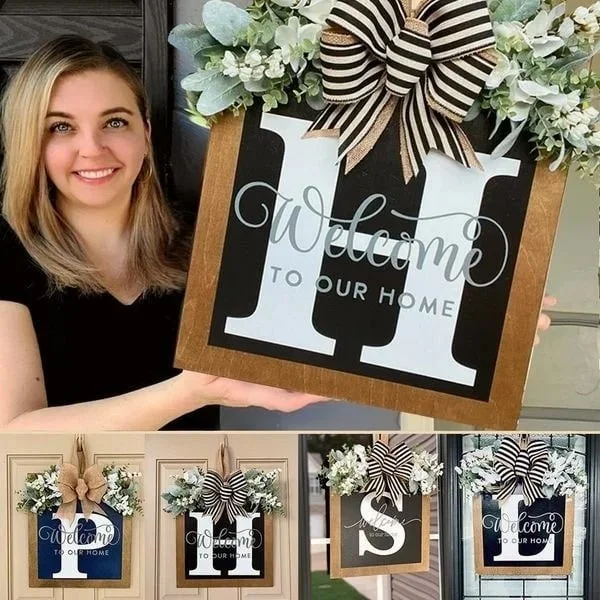 Last Day 50% OFF🔥2023 NEW💓Welcome Front Door Wreath