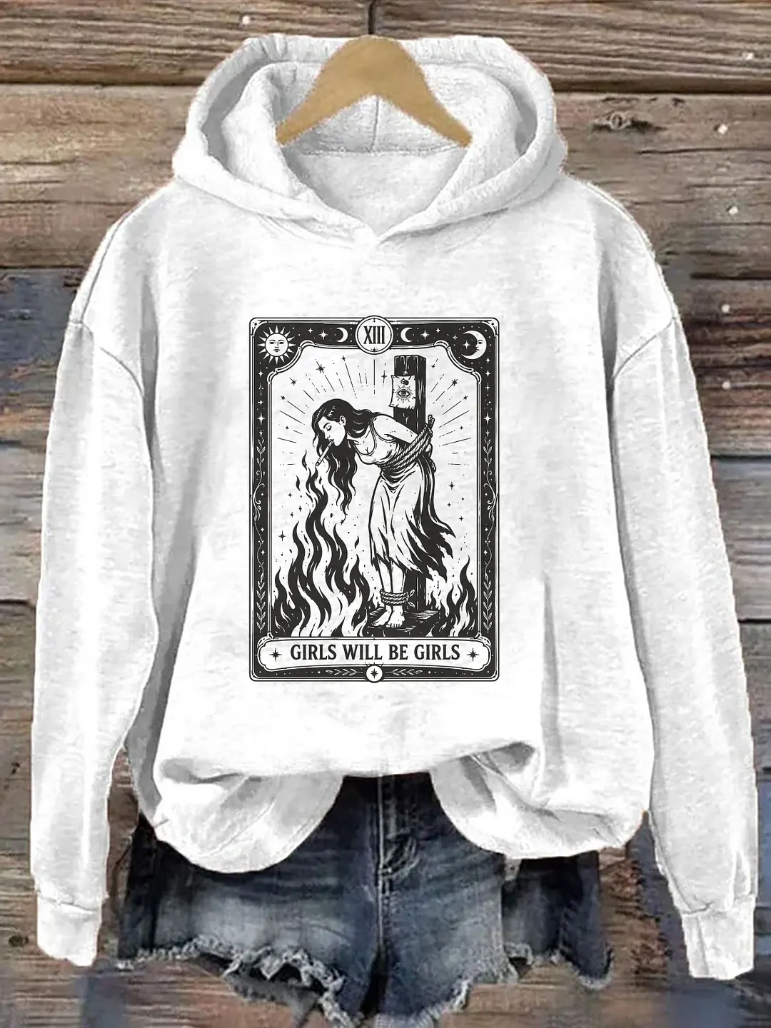 Girls Will Be Girls Burn Witches Hoodie