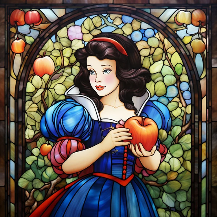 Disney Princesses Stained Glass - Diamond Painting 