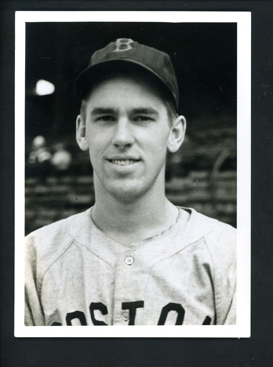 Earl Johnson circa 1940's Press Original Photo Poster painting Boston Red Sox