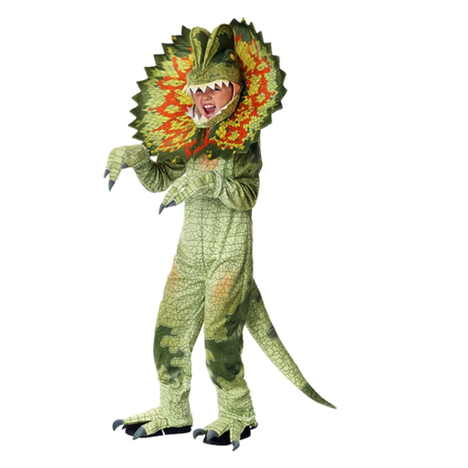 Jurassic World Halloween Kids Triceratops Costume-elleschic