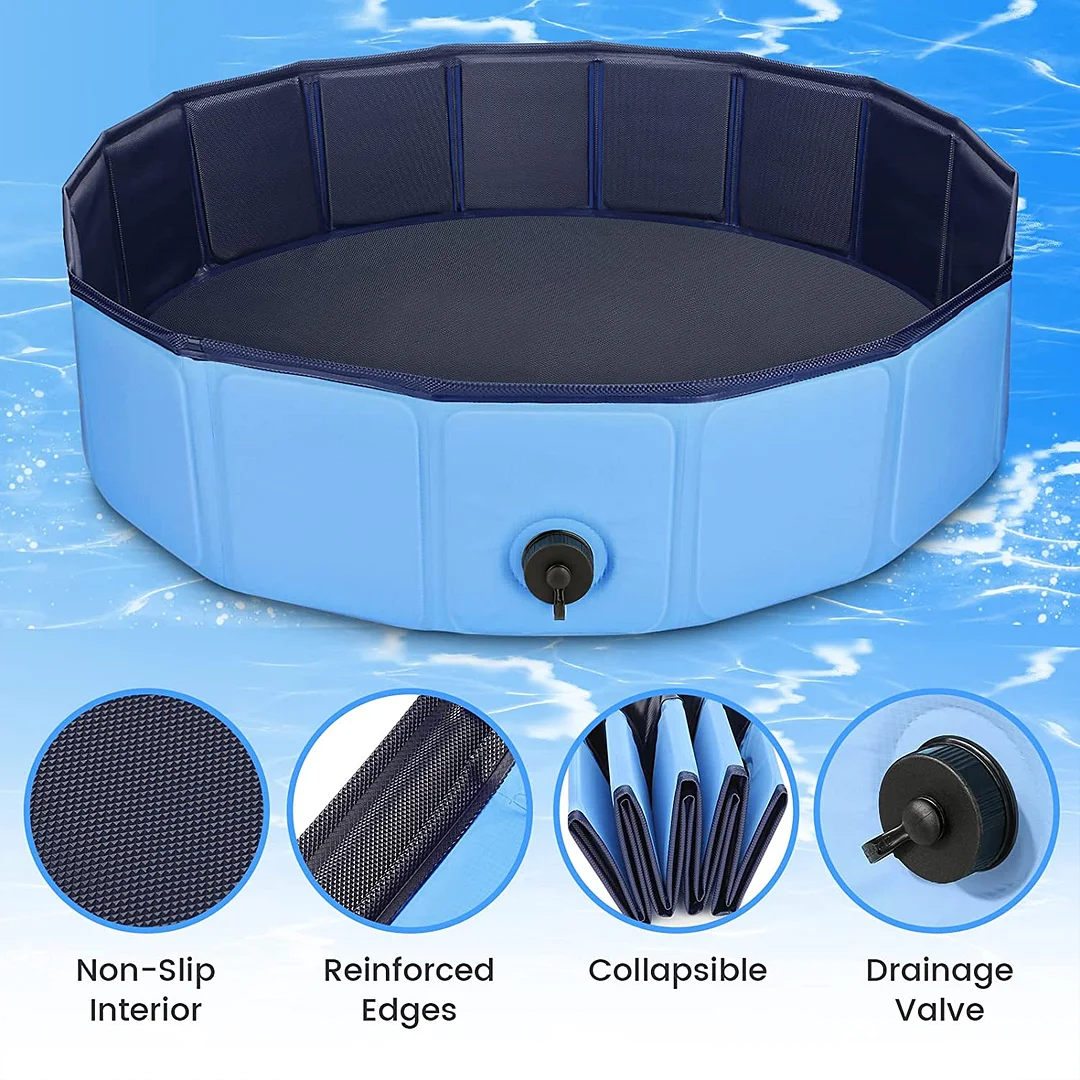 Dog Pool for Kids and Pets 32"-80"