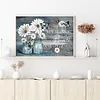 Vase Full 14CT 2 Strands DIY Counted Embroidery Needlepoint Starter Kits 19.69x12.99 Inch Cross Stitch Art and Crafts Kits Cross Stitch Patterns Arts Craft Kits for Beginners Adults Home Decor