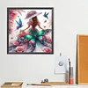 Diamond Painting -DIY Round Drill Elegant Beauty(40x40cm)
