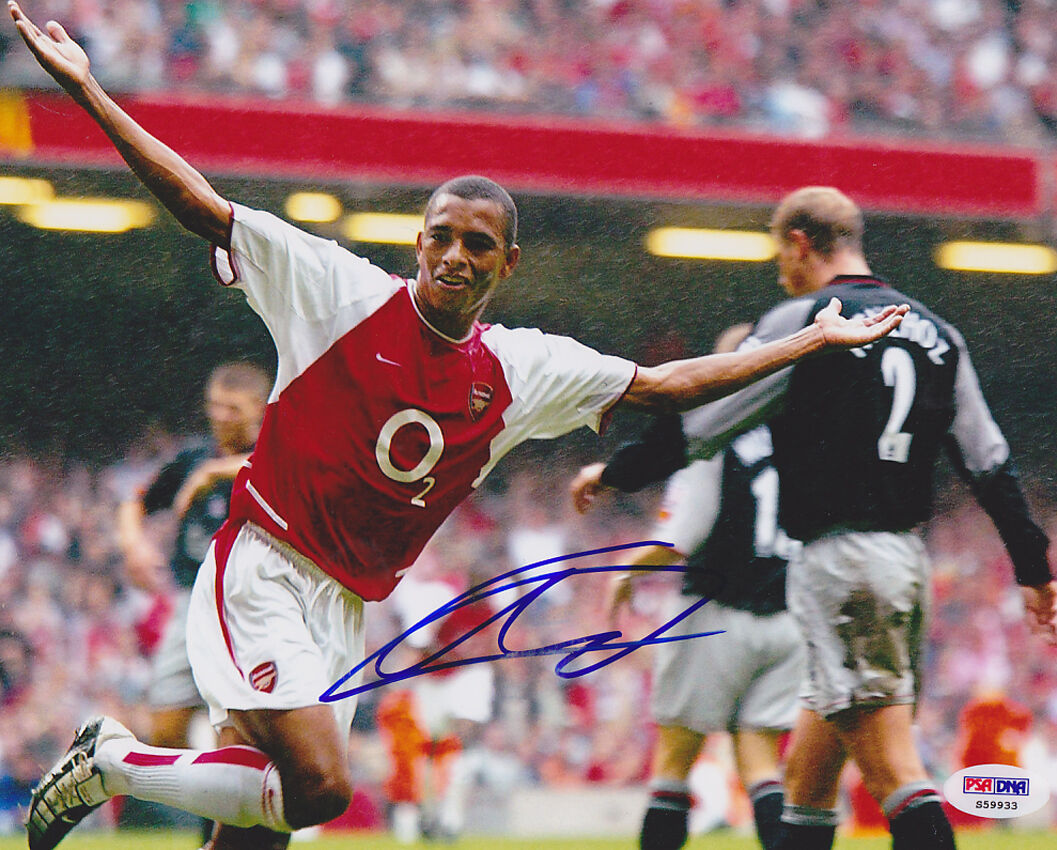 Gilberto da Silva Melo SIGNED 8x10 Photo Poster painting Brazil *VERY RARE* PSA/DNA AUTOGRAPHED