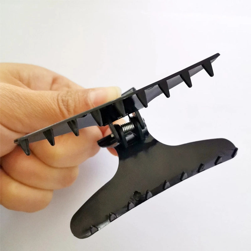 Spot Factory Direct Sales Hair Salon Special Beauty Hairpin 8cm Black Butterfly Hairpin Hairstyle Positioning Styling Clip