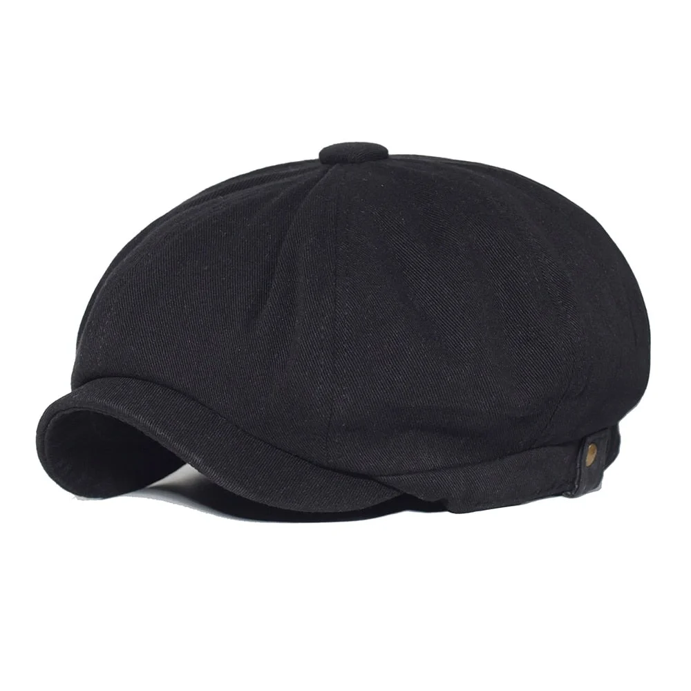 "Colliure" Newsboy Cotton Cap