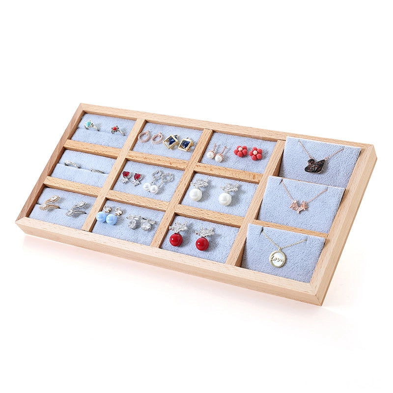 1 Piece Beech Minimalist Classic Style Geometric Jewelry Rack