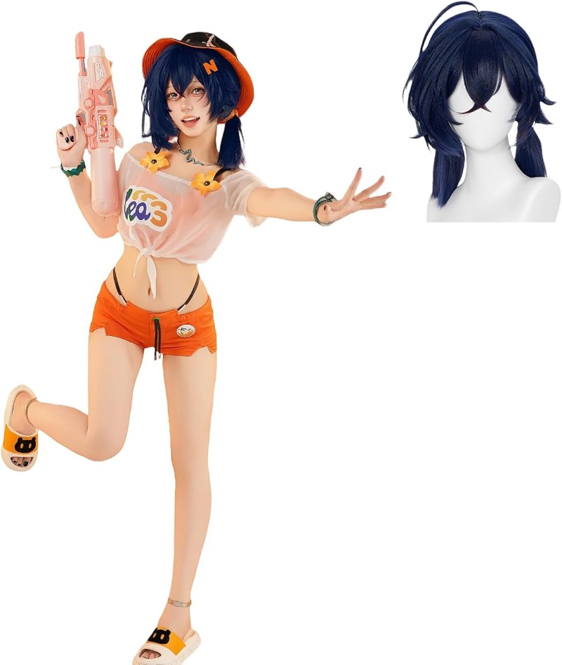 【即納】ゼンゼロ リン 水着 コスプレ ゼンレスゾーンゼロ ゼンゼロ リン-Belle 「夏色ブルースカイ