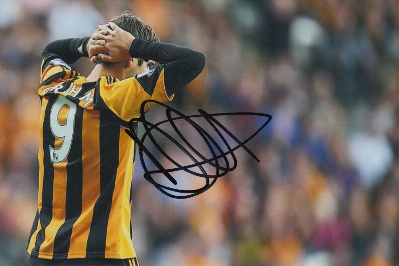 DANNY GRAHAM HAND SIGNED 6X4 Photo Poster painting - FOOTBALL AUTOGRAPH - HULL CITY.