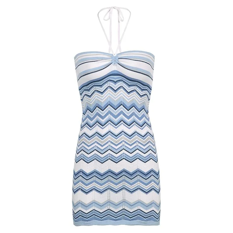two tone sleeveless pleated short dress Maxine Double-Breasted Sleeveless Pleated Mini Dress