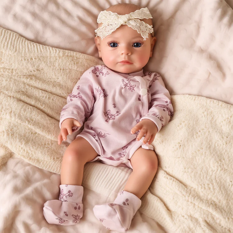 Babeside Fido 12"/16" Realistic Silicone Quiet Baby Little Infant Girl Building Lovely Memories