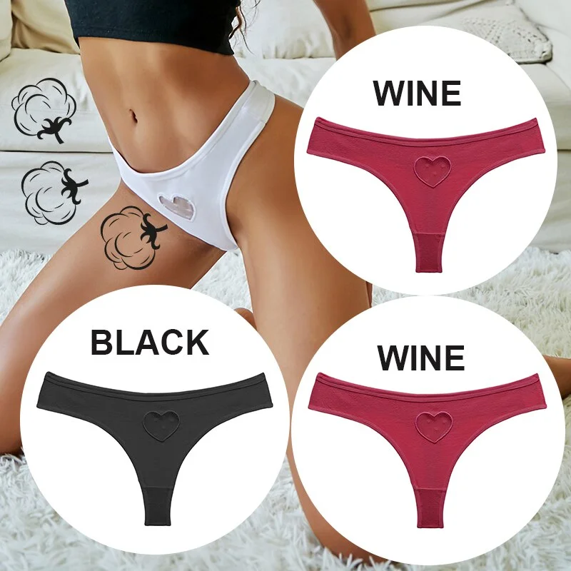 FINETOO 3PCS/Set S-XL Women Panties G-String Underwear Fashion Thong Lingerie Low Rise Panty Sexy Lace T-Back Woman Panties