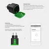 Smart Plug Power Monitor Smart Plug Mini Socket Work with Alexa Google Assistant