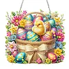 Diamond Painting Acrylic Single Side Drill Easter Chicken Egg Pendant Charms Kits for Adults Home Window Decor