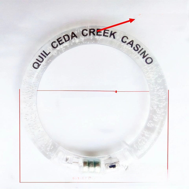 Acrylic Luminous Bracelet LED Colorful Bracelet Small Toy Stall Sweep Yard Push Small Gift Flash Trinkets