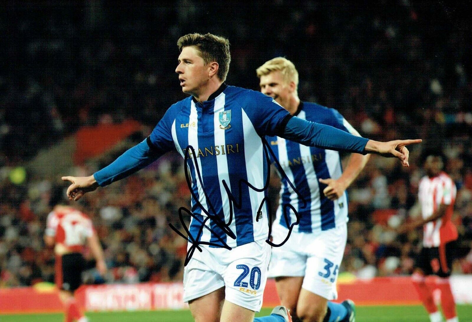 Adam REACH Sheffield Wednesday SWFC SIGNED 12x8 Photo Poster painting 3 AFTAL COA OWLS