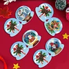 (US Only)10PCS DIY Xmas Crystal Ball Diamond Painting Greeting Card Set for Festivals