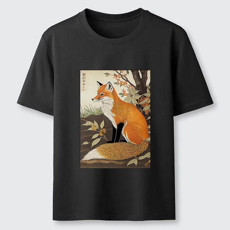 Comstylish Ukiyo-e Fox Classic T-shirt