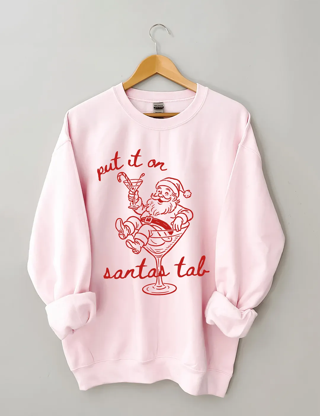 Put It On Santa's Tab Sweatshirt