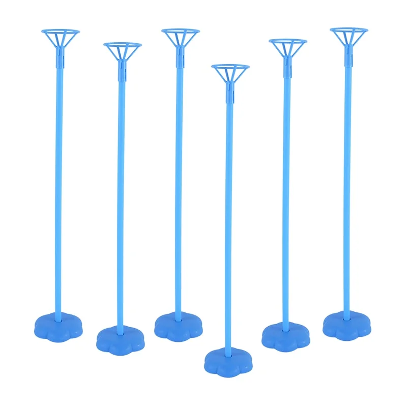 6pcs Balloon Stand Base Balloon Holder Column Support for Adult Kids Birthday Party Wedding Table Decoration Baby Shower Favors