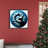 (30*30cm)Whales - Round Partial AB Drill Diamond Painting