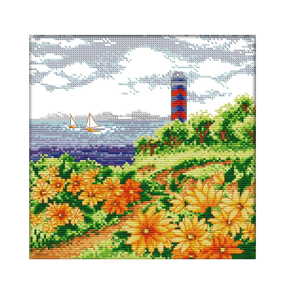 

Summer - 14CT Stamped Cross Stitch - 29*29cm, 501 Original