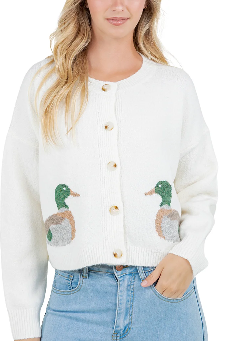 Duck Emblem Cardigan