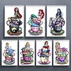 Tea Cup Princess - 11CT Stamped Cross Stitch 30*50cm/11.81*19.69in