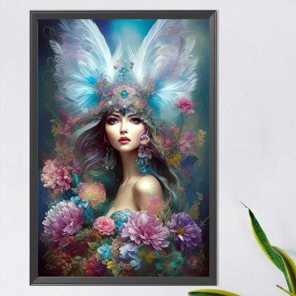 Partial AB Diamond Painting - Full Round Drill - Fairy(Canvas|45*65cm)