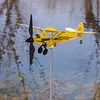 Piper J3 Cub Airplane - Metal weather vane for garden, patio, lawn, outdoor decoration, gifts for aviation enthusiasts