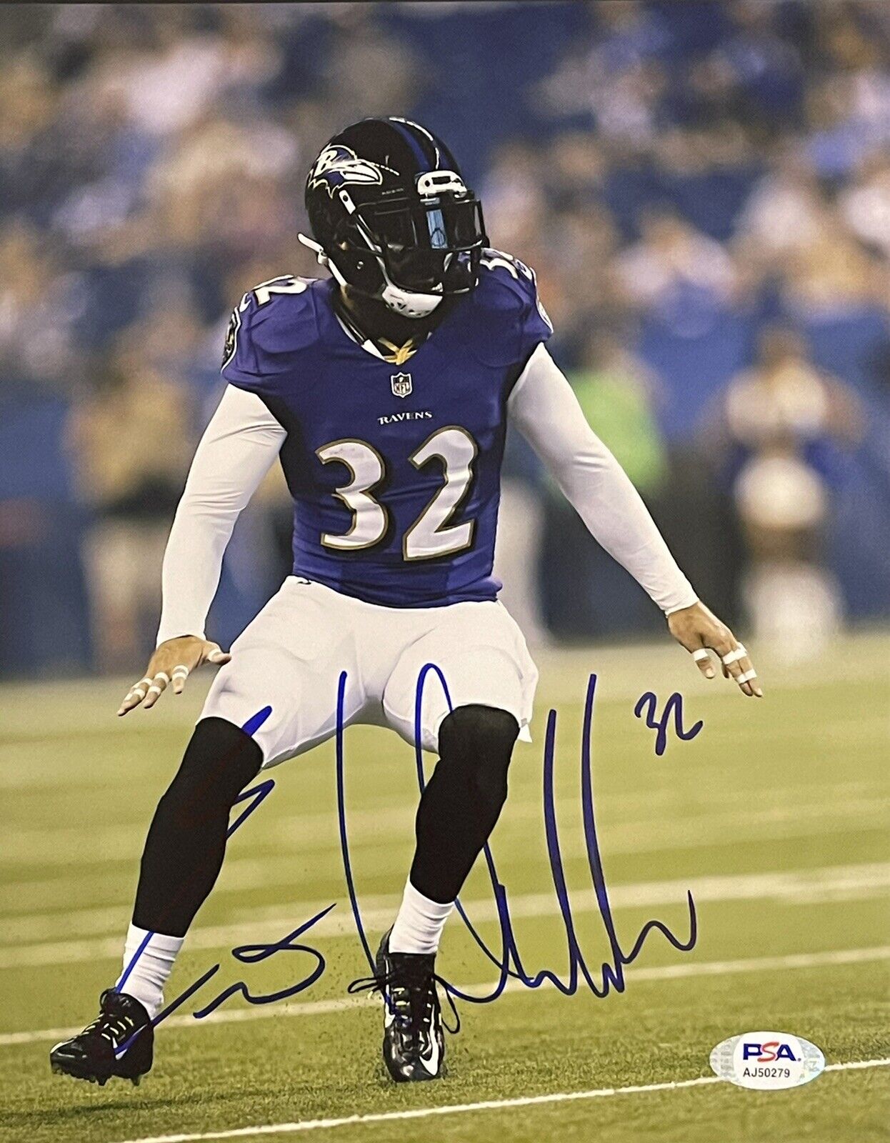 Eric Weddle Signed Autographed Baltimore Ravens 8x10 Photo Poster painting PSA/DNA