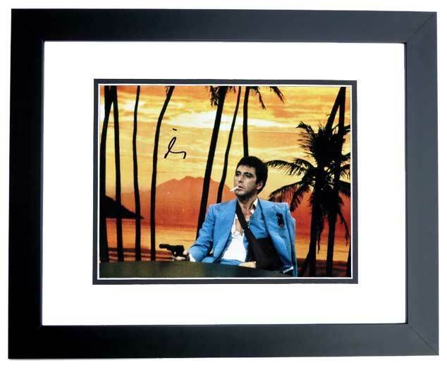 Al Pacino Signed - Autographed SCARFACE 11x14 inch Photo Poster painting FRAMED - Tony Montana
