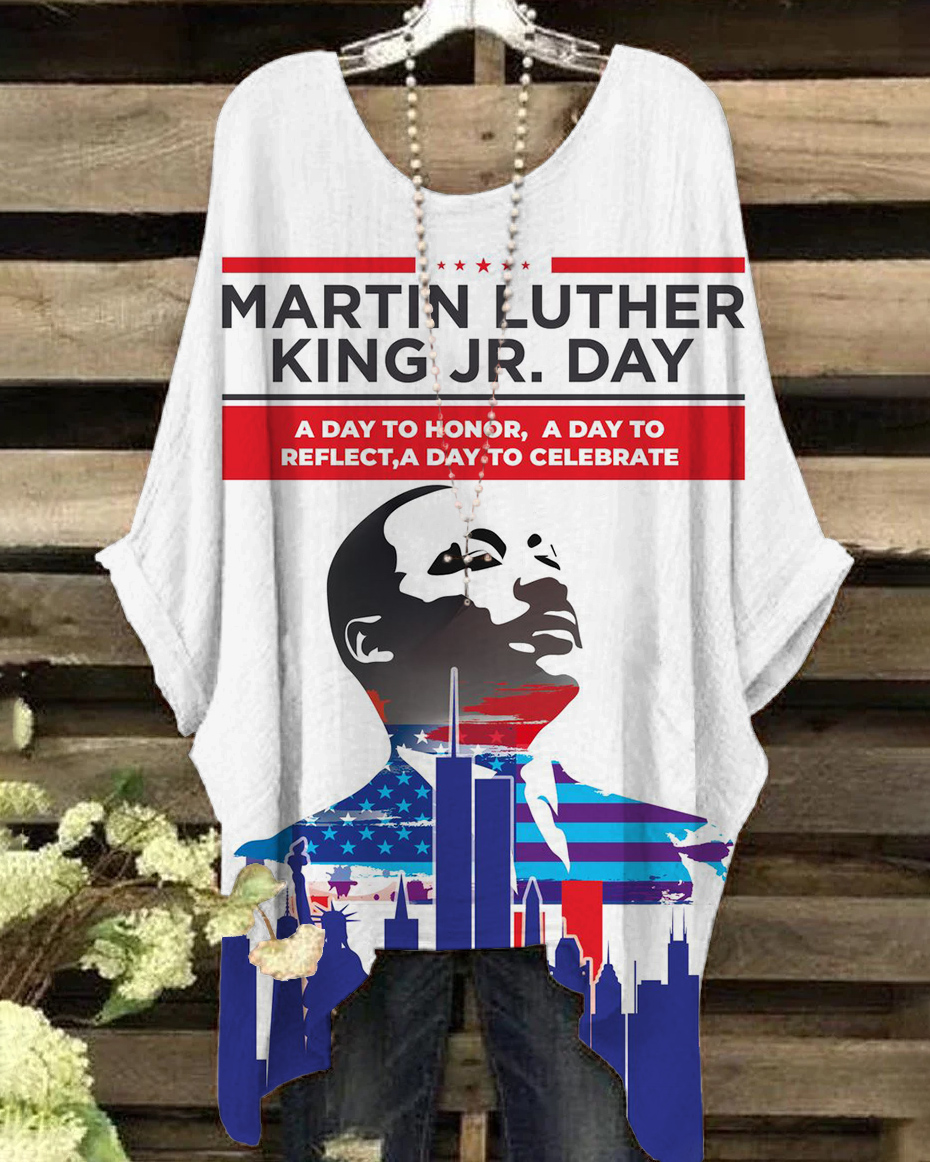 Martin Luther King Day Casual Blouses