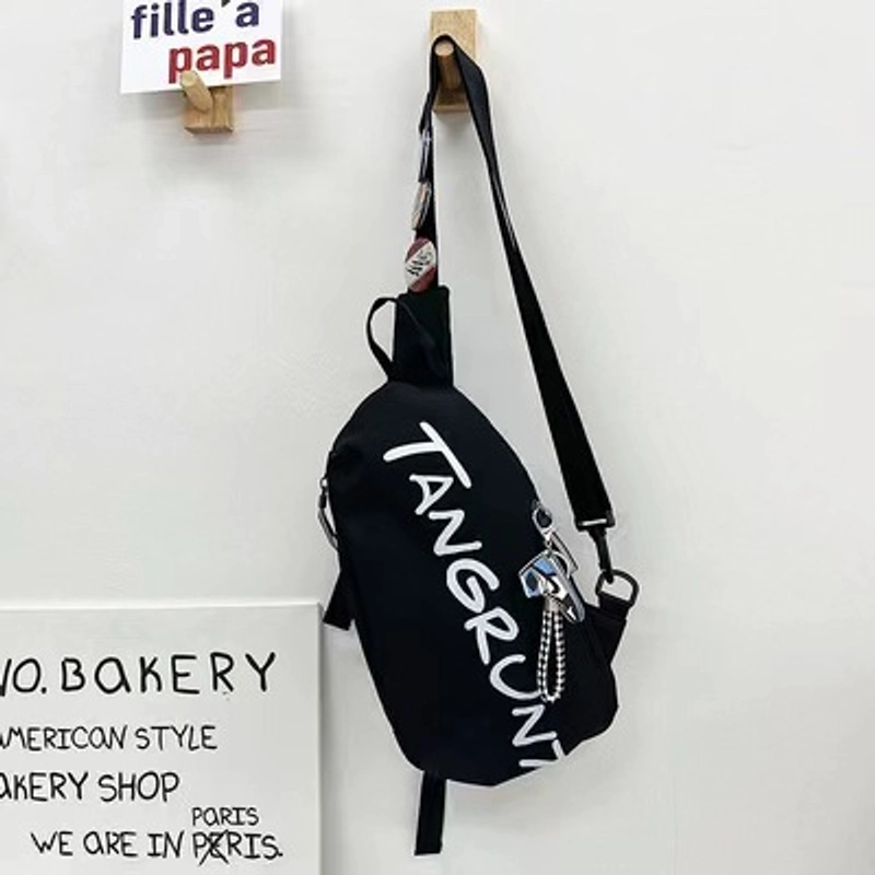Unisex Streetwear Letter Nylon Waist Bags