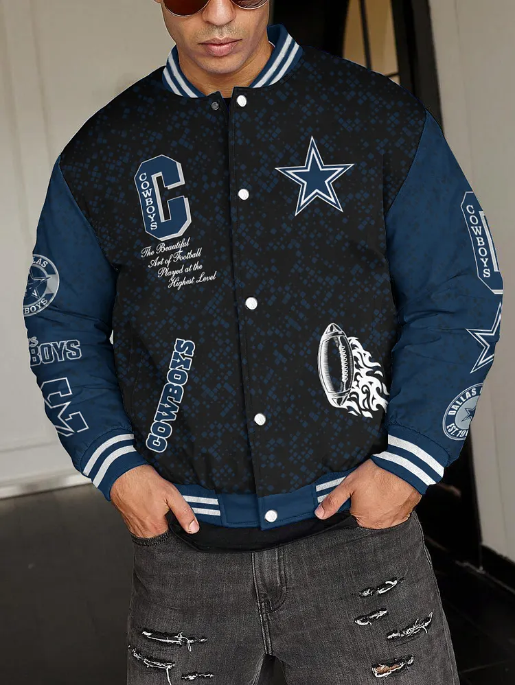Dallas Cowboys National Football League 2024 Make Your Mark Unisex Varsity Jacket