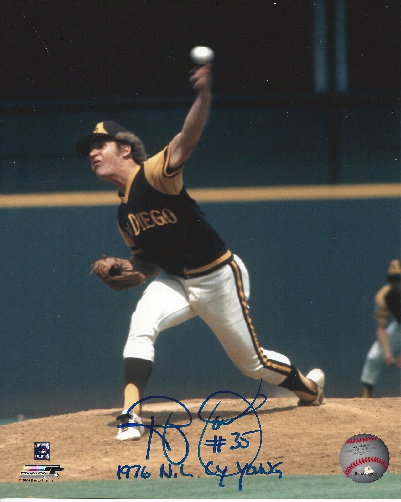 Randy Jones Autographed 8x10 San Diego Padres#2