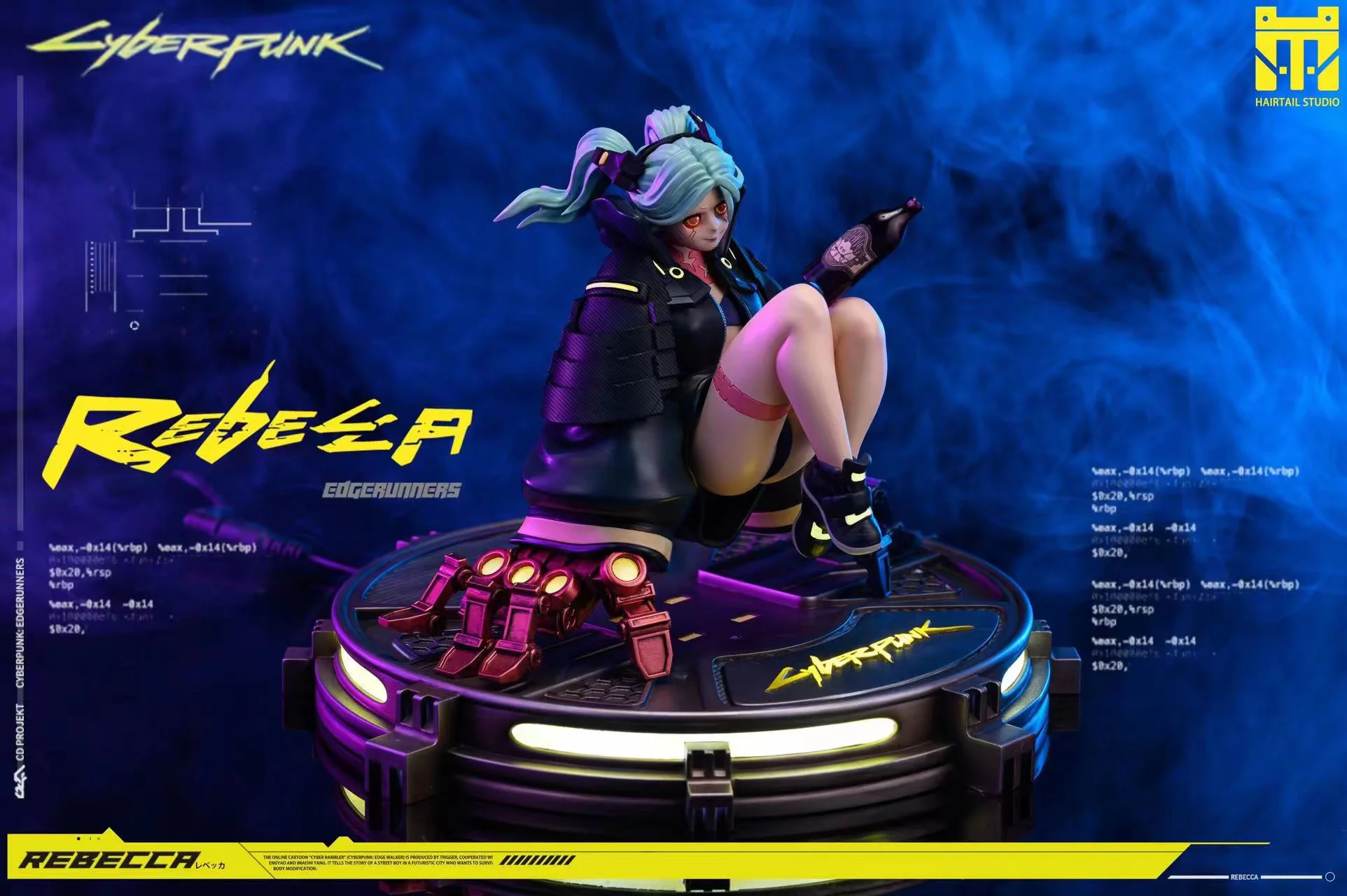 1/6 Scale Rebecca with LED - Cyberpunk: Edgerunners Resin