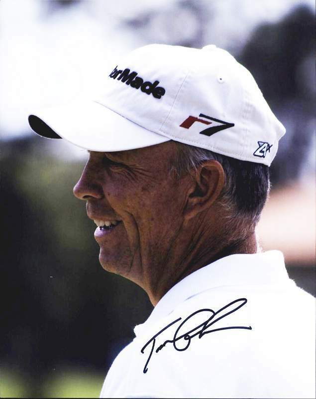 Tom Lehman authentic signed PGA golf 8x10 Photo Poster painting W/Cert Autographed A0003