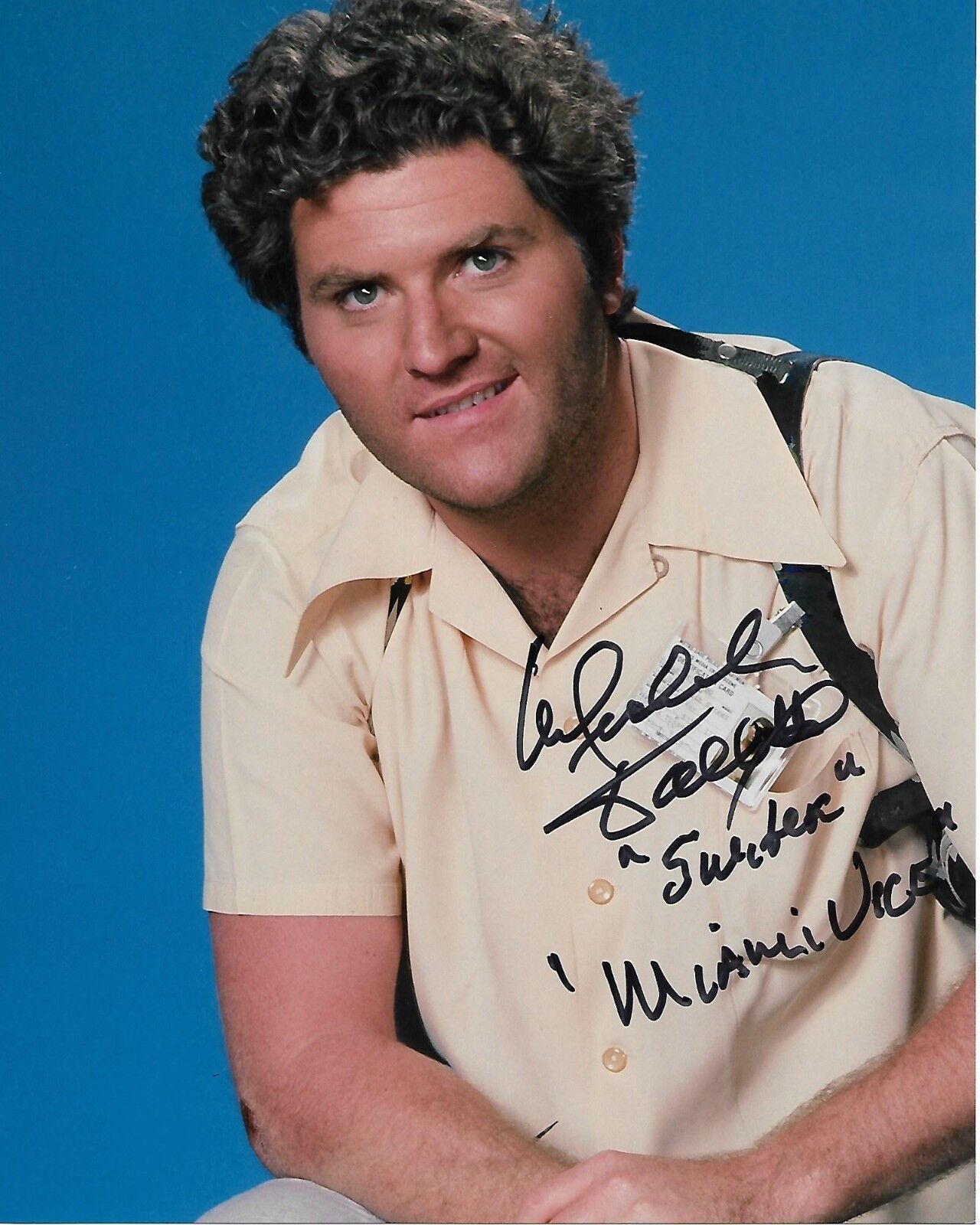 MICHAEL TALBOTT MIAMI VICE AUTOGRAPHED Photo Poster painting SIGNED 8X10 #4 WROTE STAN SWITEK