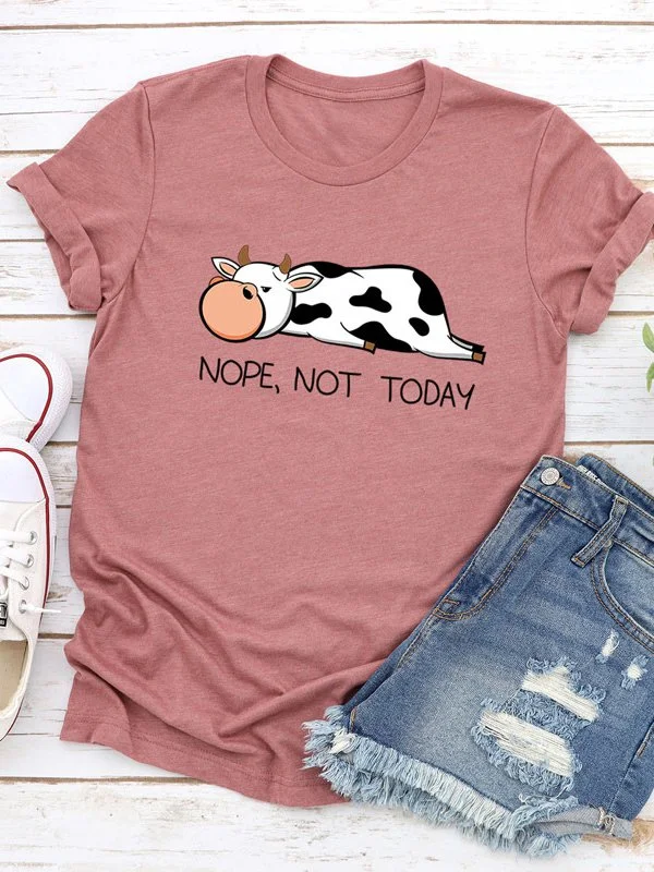 Bestdealfriday Casual Short Sleeve Printed Shirts Tops 9218999