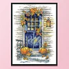 (Counted/Stamped) 14CT Autumn Gate-Cross Stitch 28*36cm/11.02*14.17in(Brand)