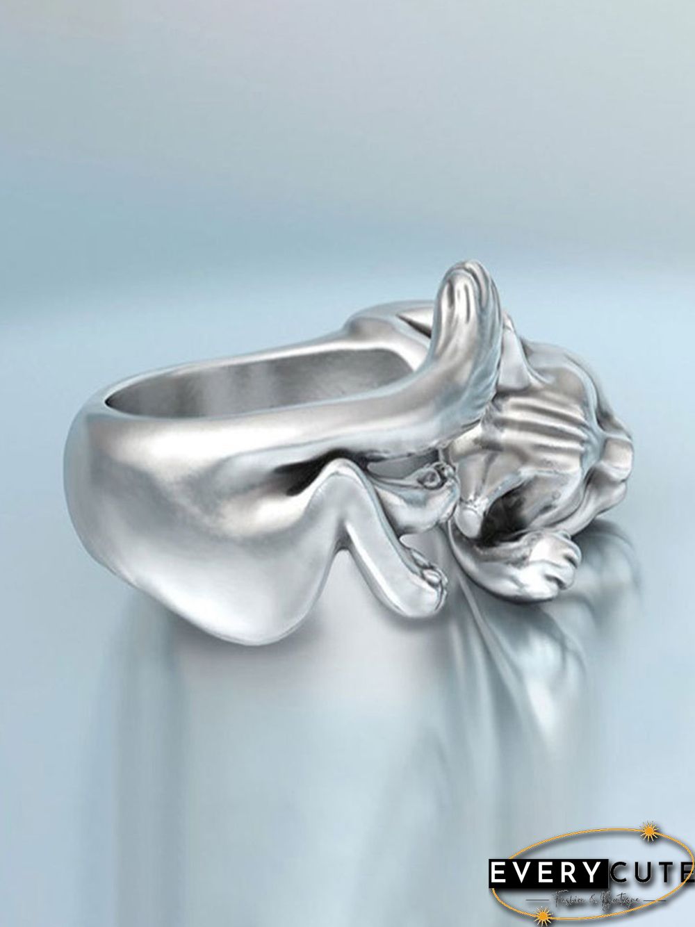 Vintage Alloy Cat Ring